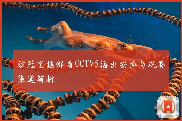 欧冠直播哪看CCTV5播出安排与观赛渠道解析